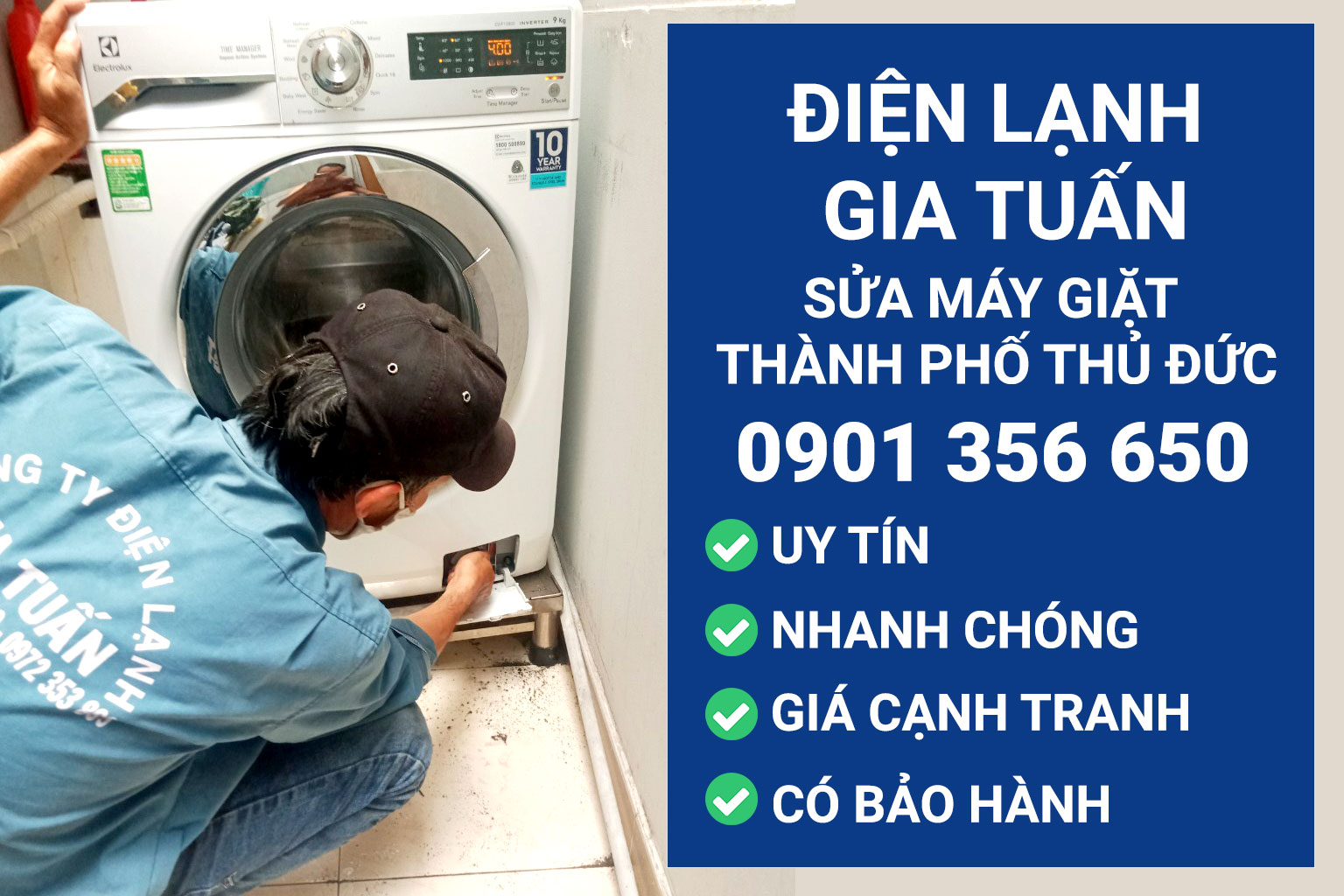 sửa máy giặt quận thủ đức