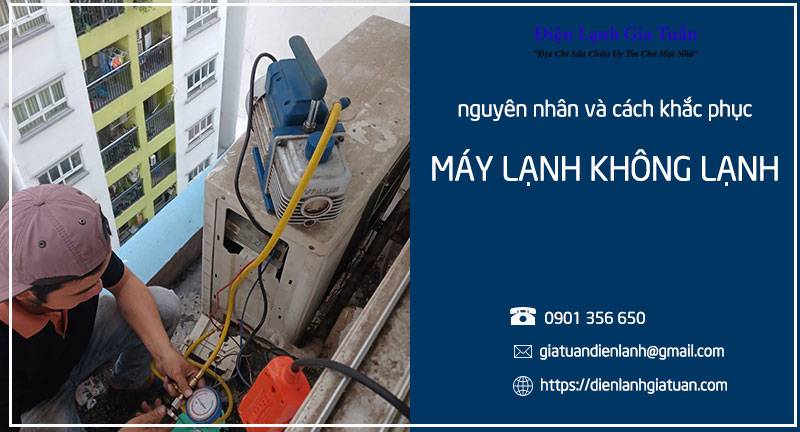 Máy lạnh không lạnh