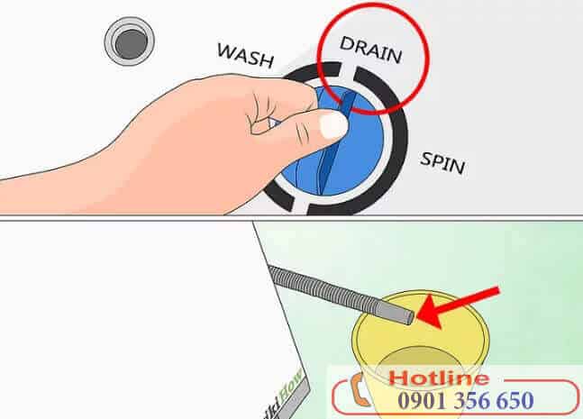 Cách sửa máy giặt không xả nước