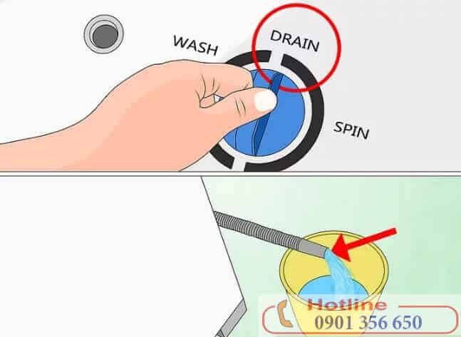 Cách sửa máy giặt không xả nước