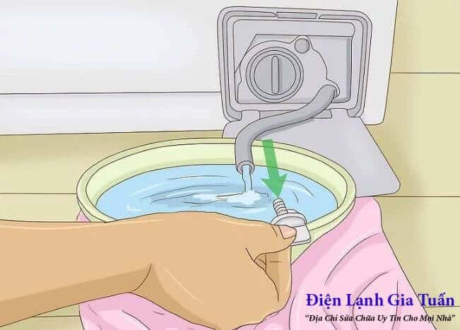 Cách xả hết nước trong máy giặt