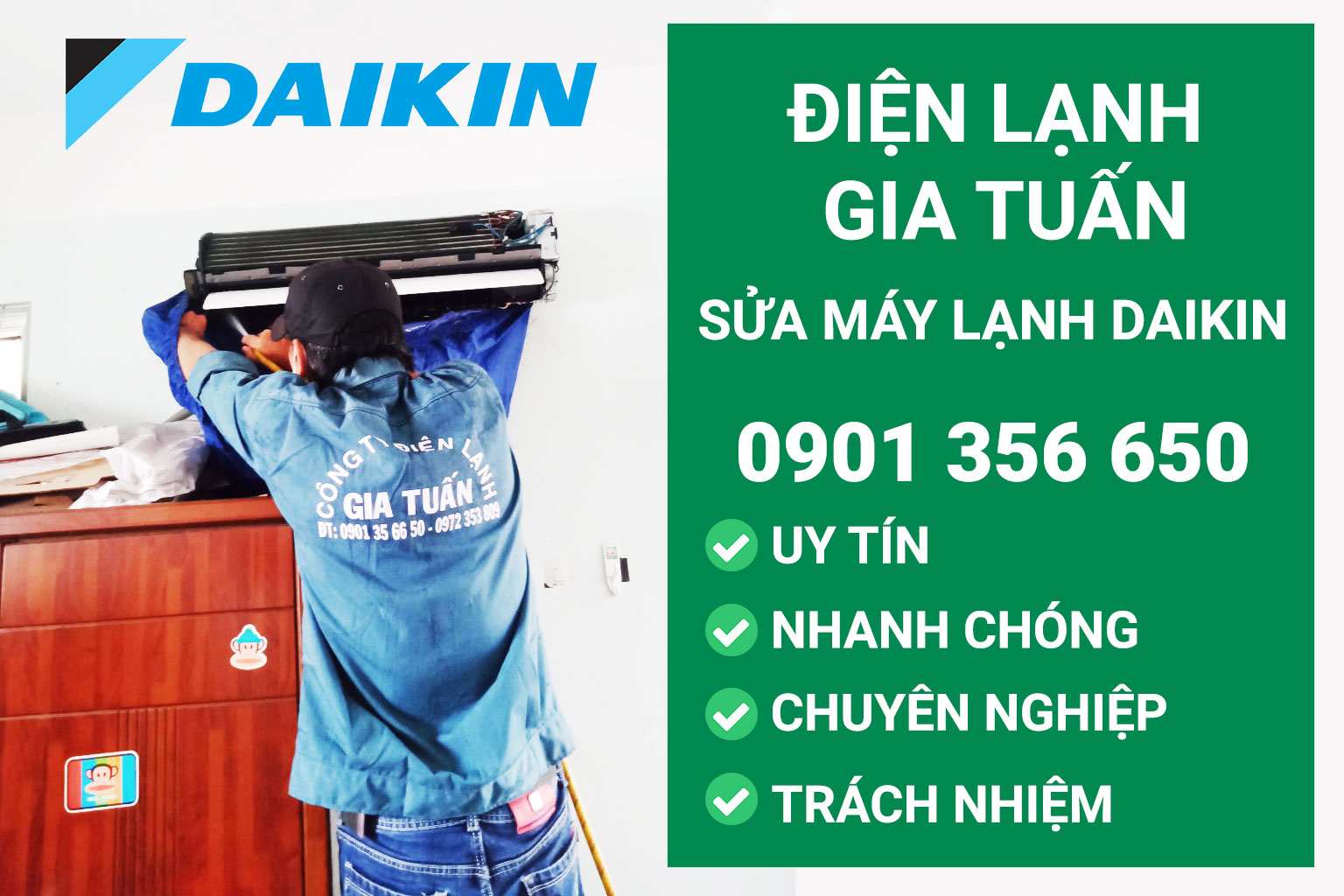Sửa máy lạnh Daikin