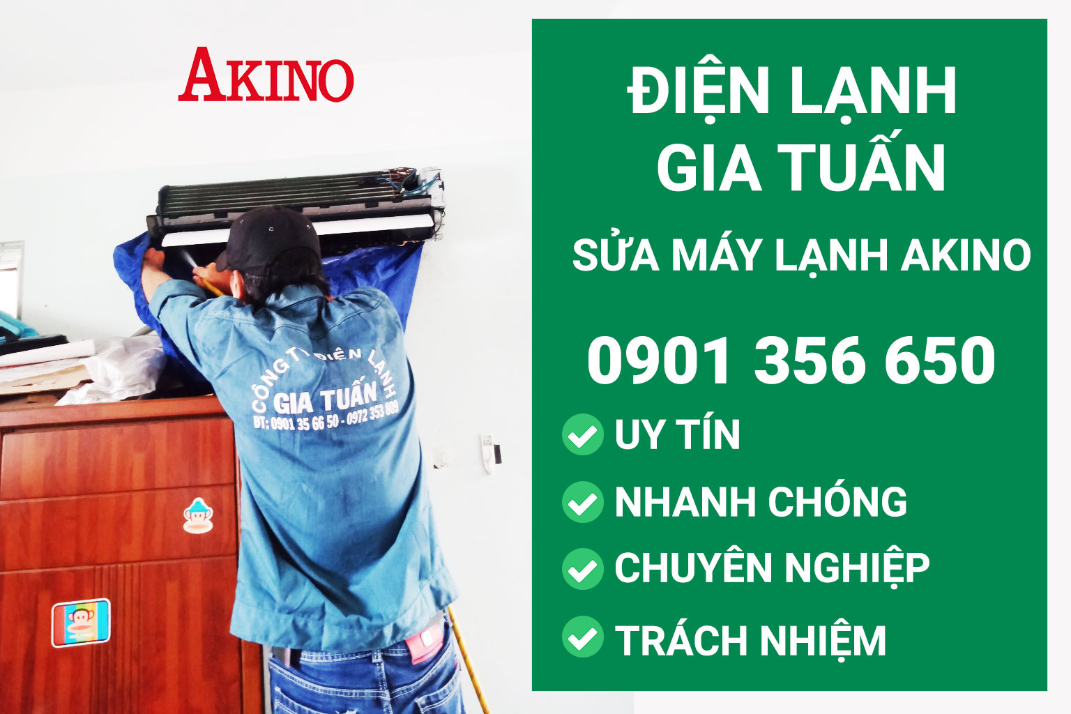Sửa máy lạnh Akino 15 Sửa máy lạnh Akino