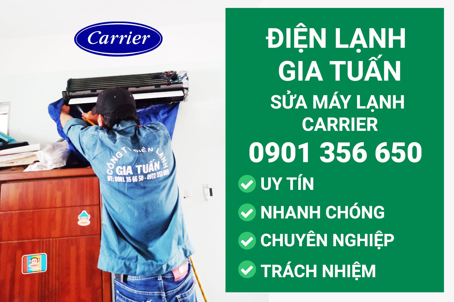 Sửa máy lạnh Carrier 15 Sửa máy giặt Carrier
