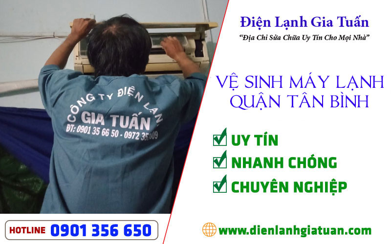 Dịch vụ vệ sinh máy lạnh quận Tân Bình TPHCM