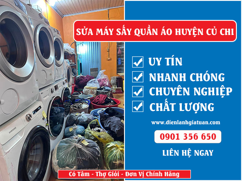 dịch vụ sửa máy sấy huyện củ chi