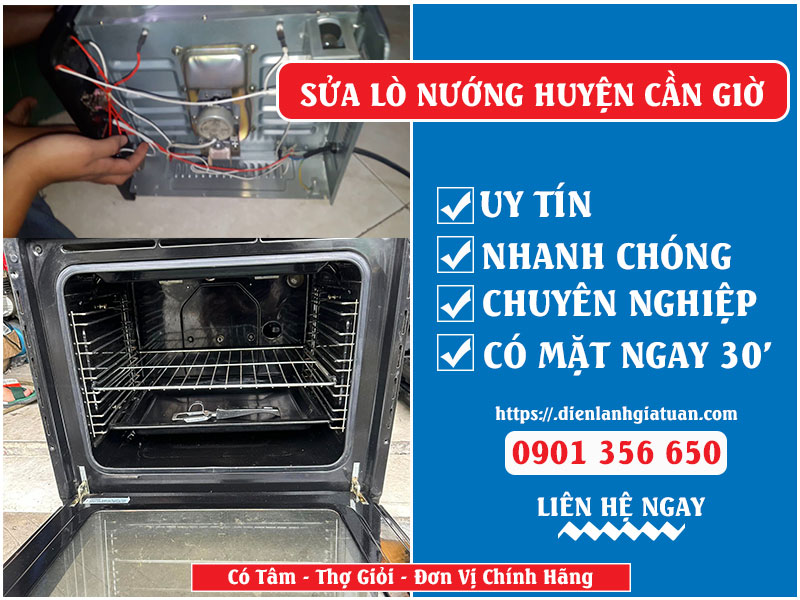 Công ty sửa lò nướng tại nhà huyện Cần Giờ TPHCM