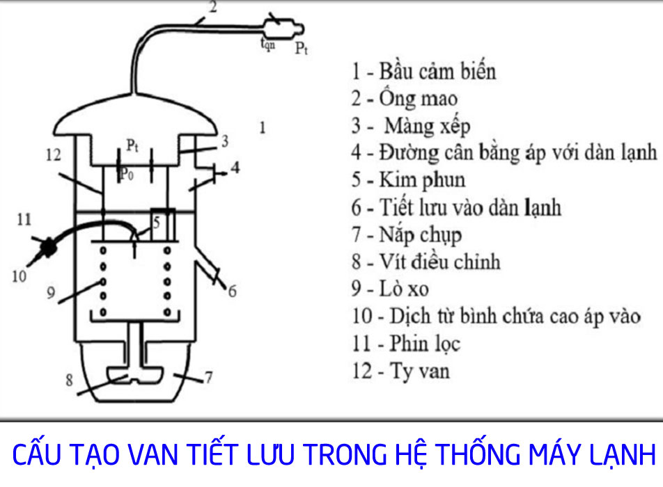 cau tao cua van tiet luu