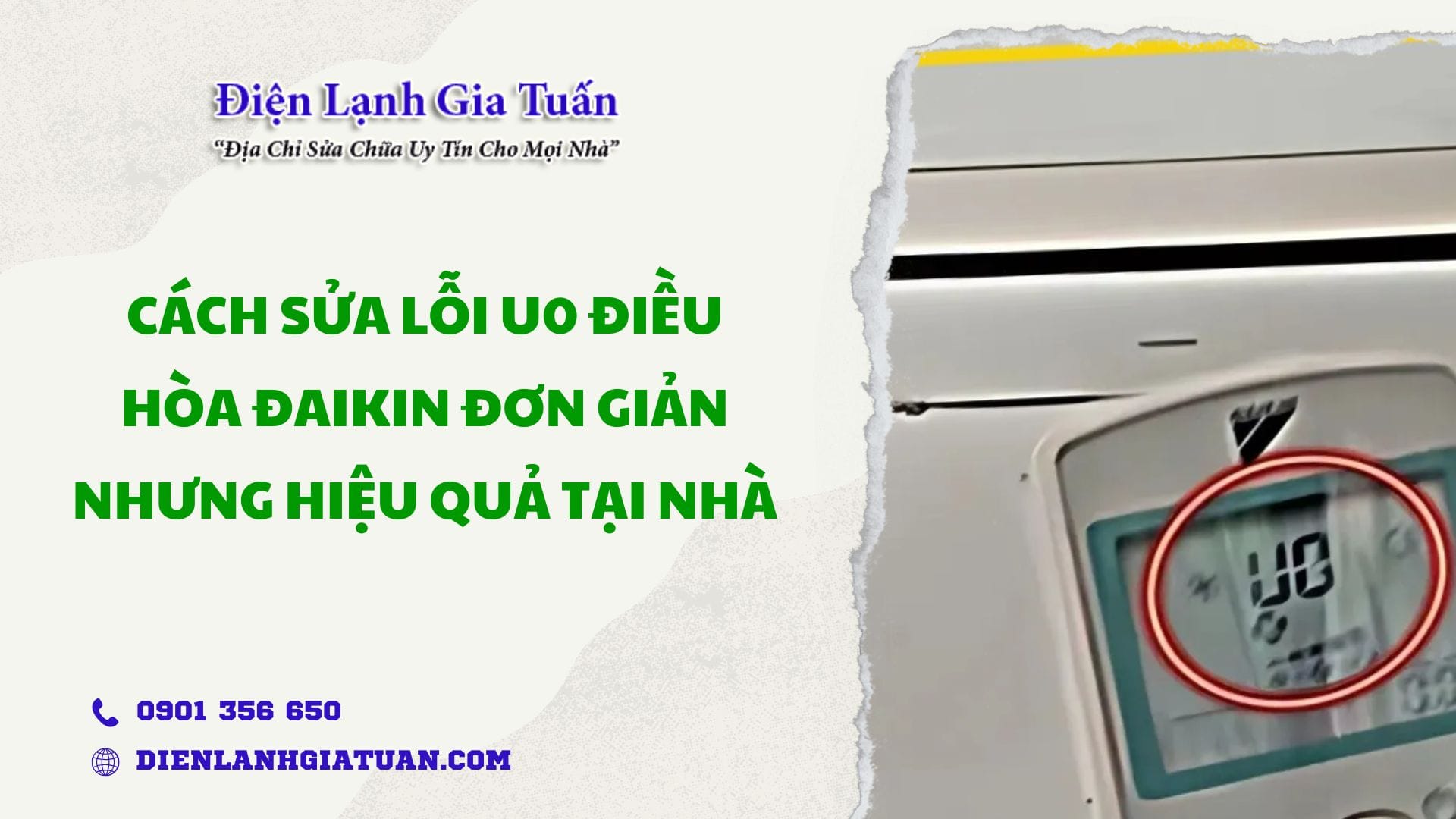 Cách sửa lỗi u0 điều hòa đaikin đơn giản nhưng hiệu quả tại nhà 5 Dien lanh gia tuan 7