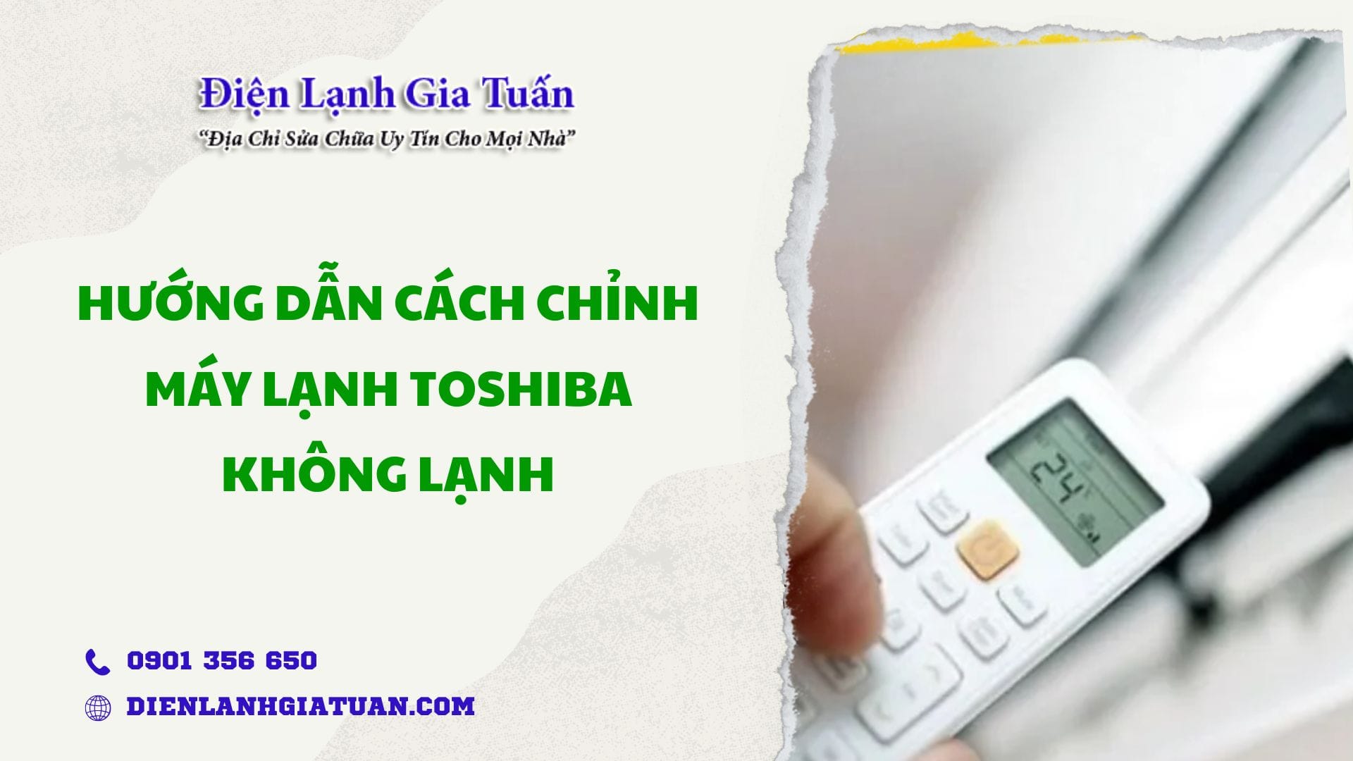 cach chinh may lanh toshiba khong lanh