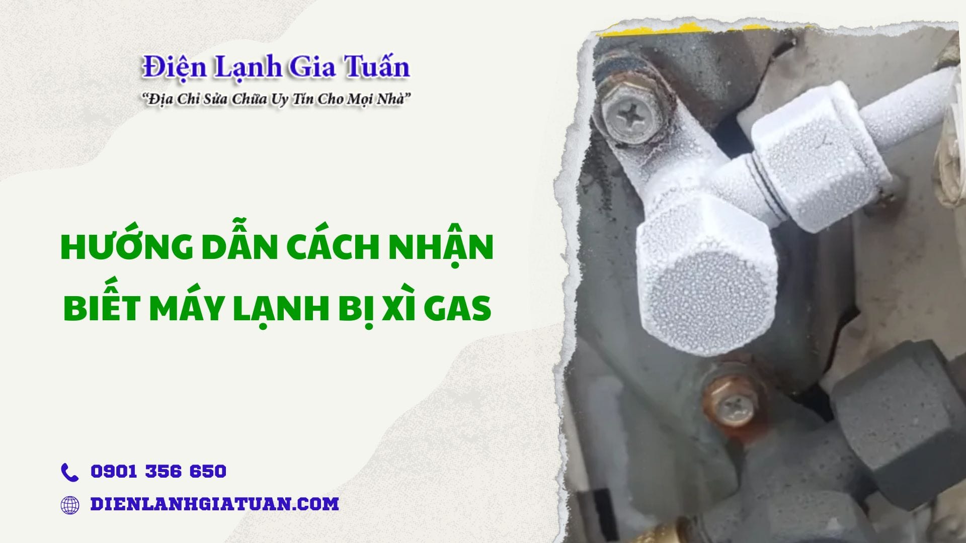 cach nhan biet may lanh bi xi gas