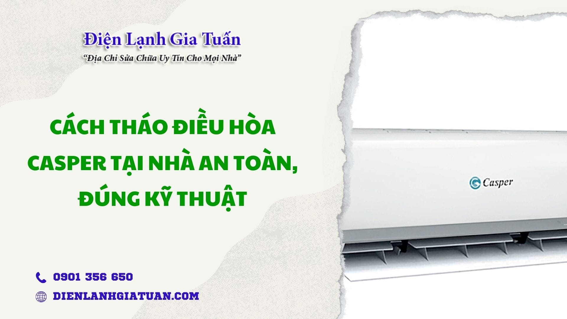 cach thao dieu hoa casper