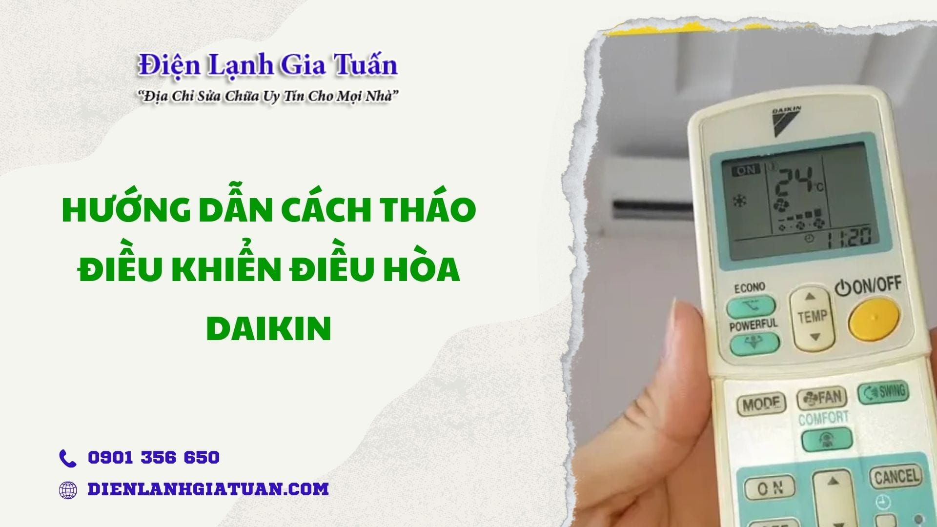 cach thao dieu khien dieu hoa daikin