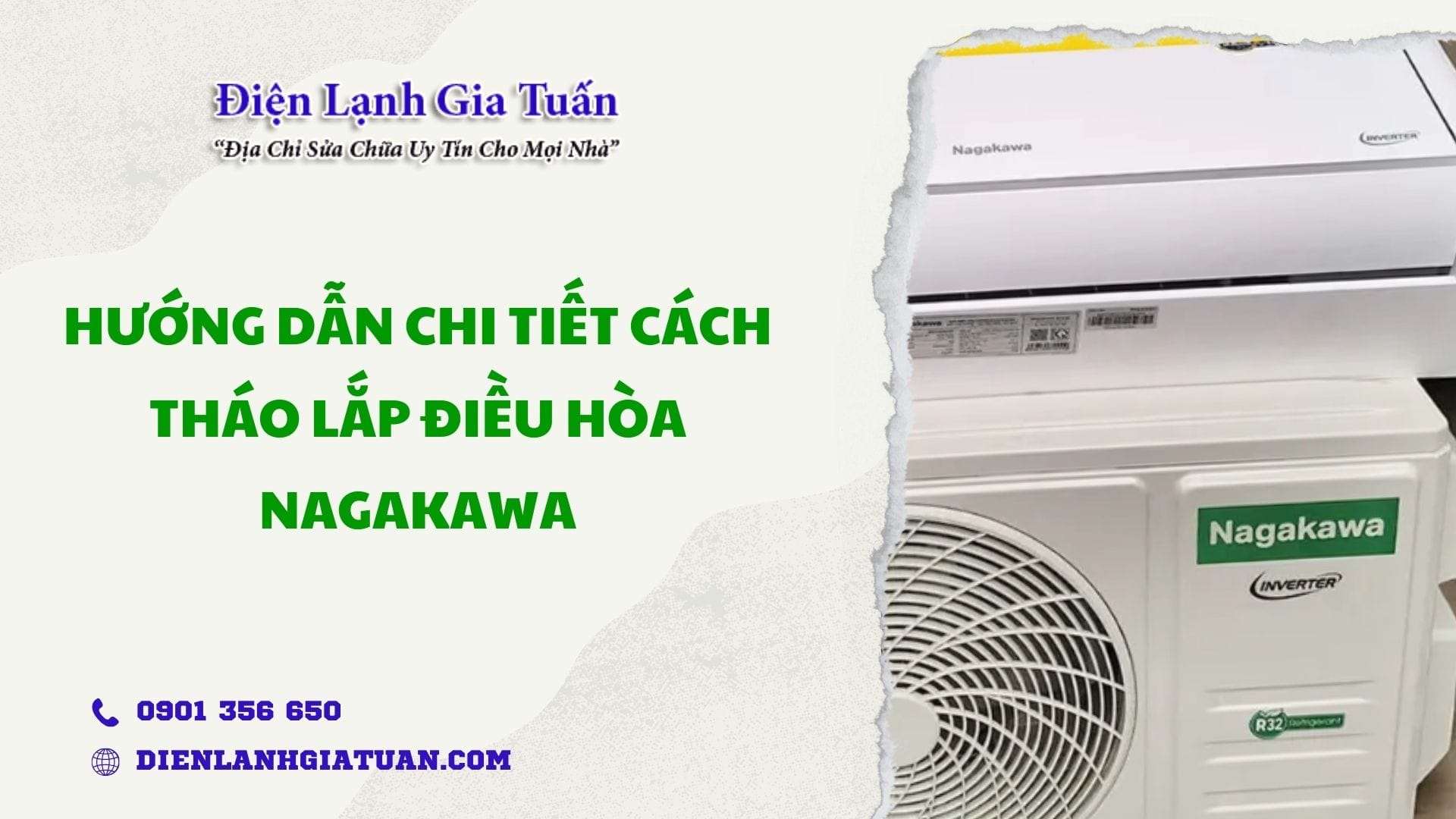 cach thao lap dieu hoa nagakawa