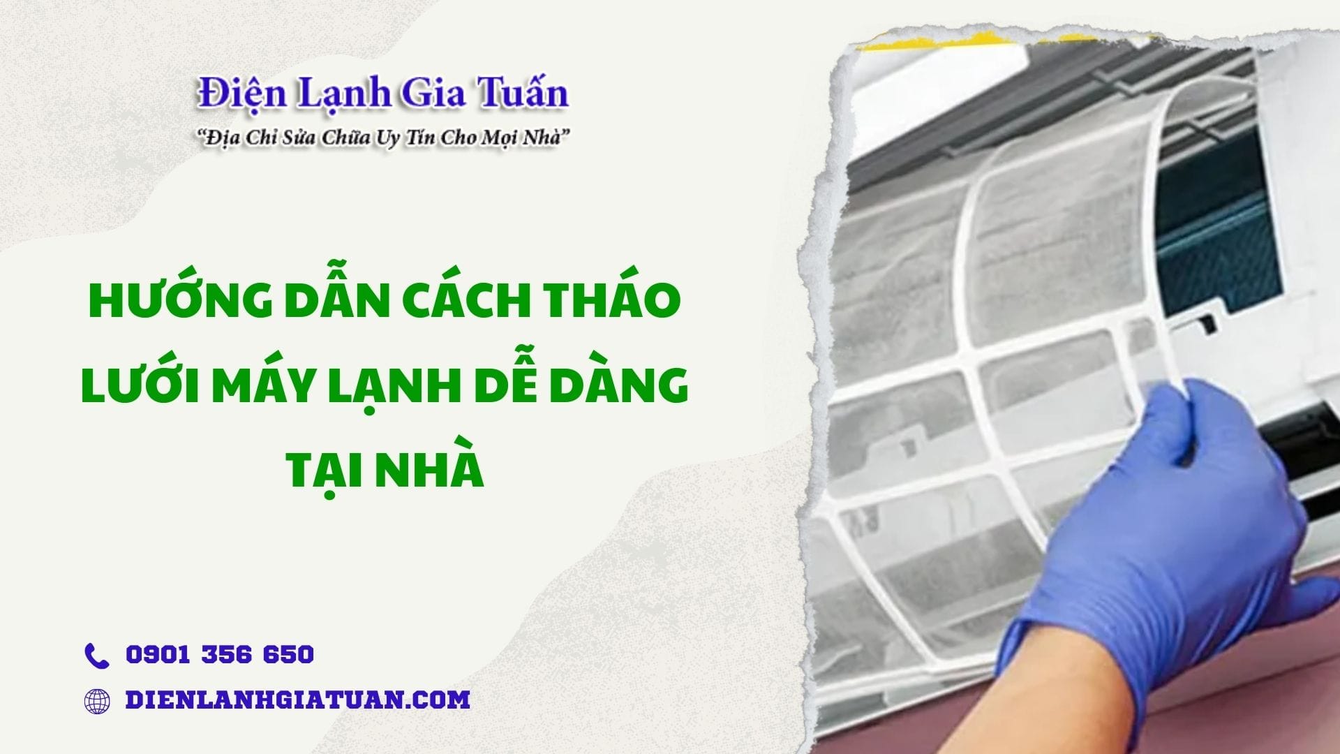 cach thao luoi may lanh