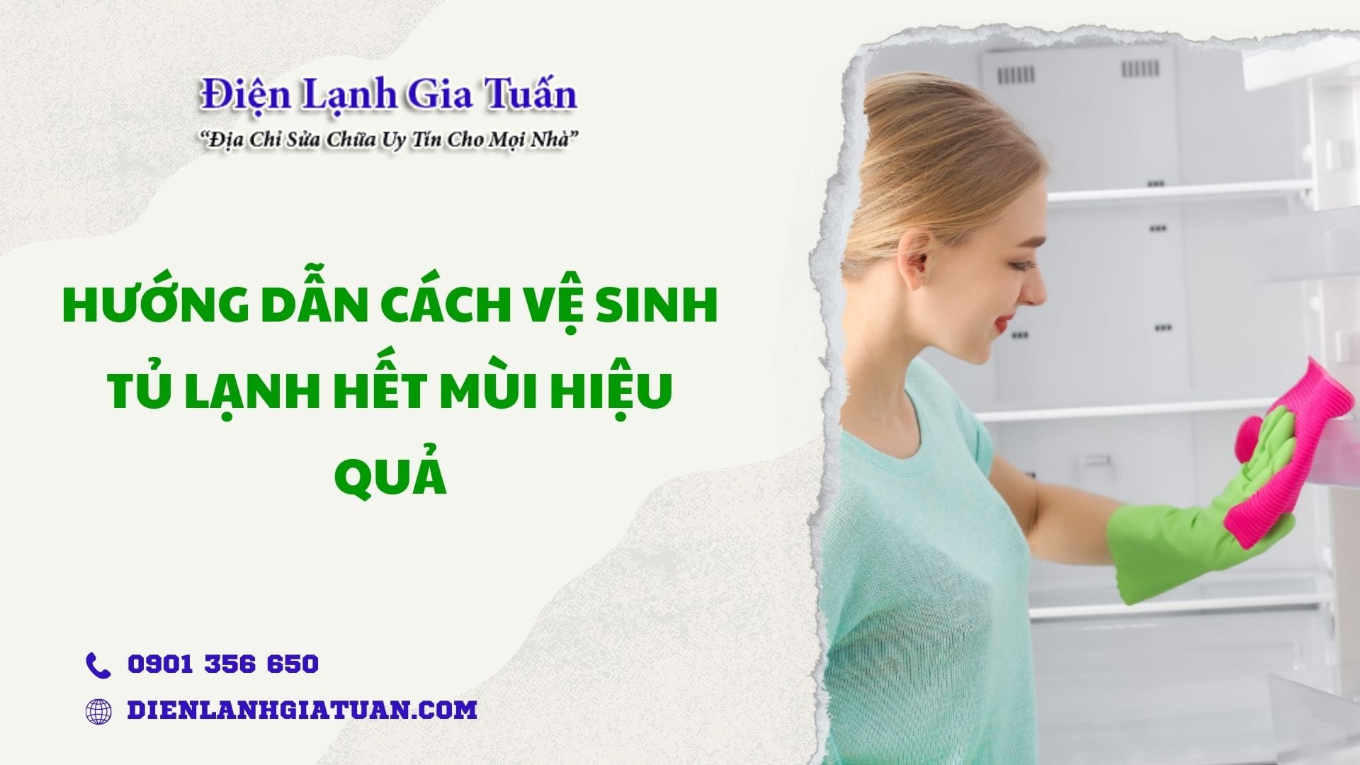 cach ve sinh tu lanh het mui