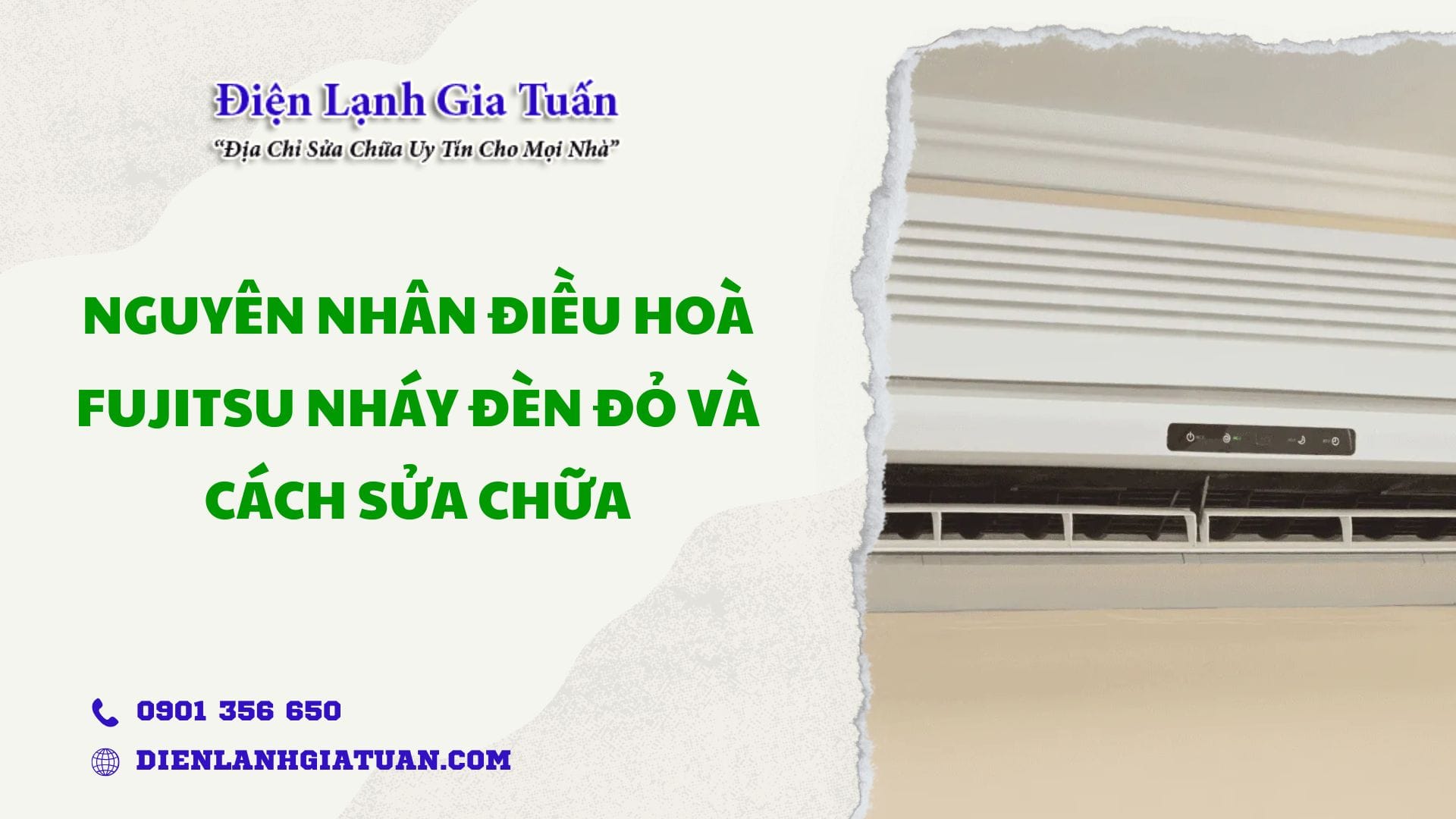 dieu hoa fujitsu nhay den do