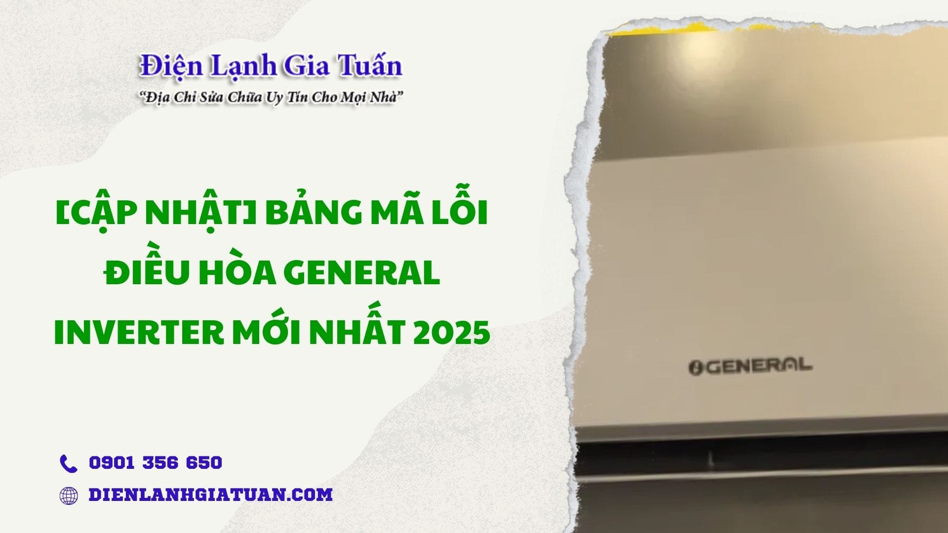 ma loi dieu hoa general inverter