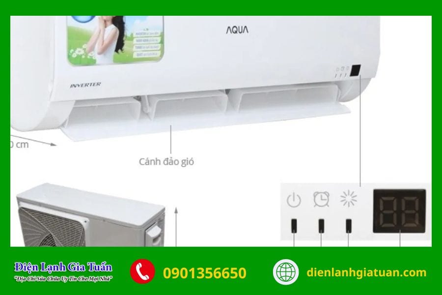 Tổng hợp các mã lỗi máy lạnh Aqua đầy đủ 5 ma loi may lanh aqua 2