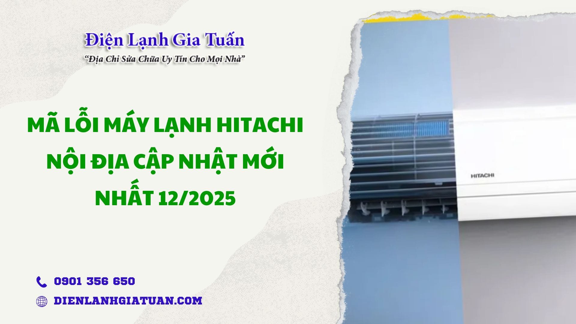 ma loi may lanh hitachi noi dia