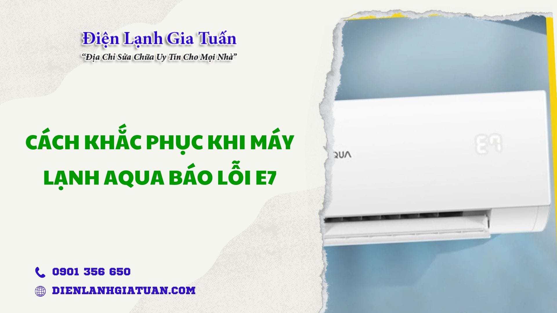may lanh aqua bao loi e7