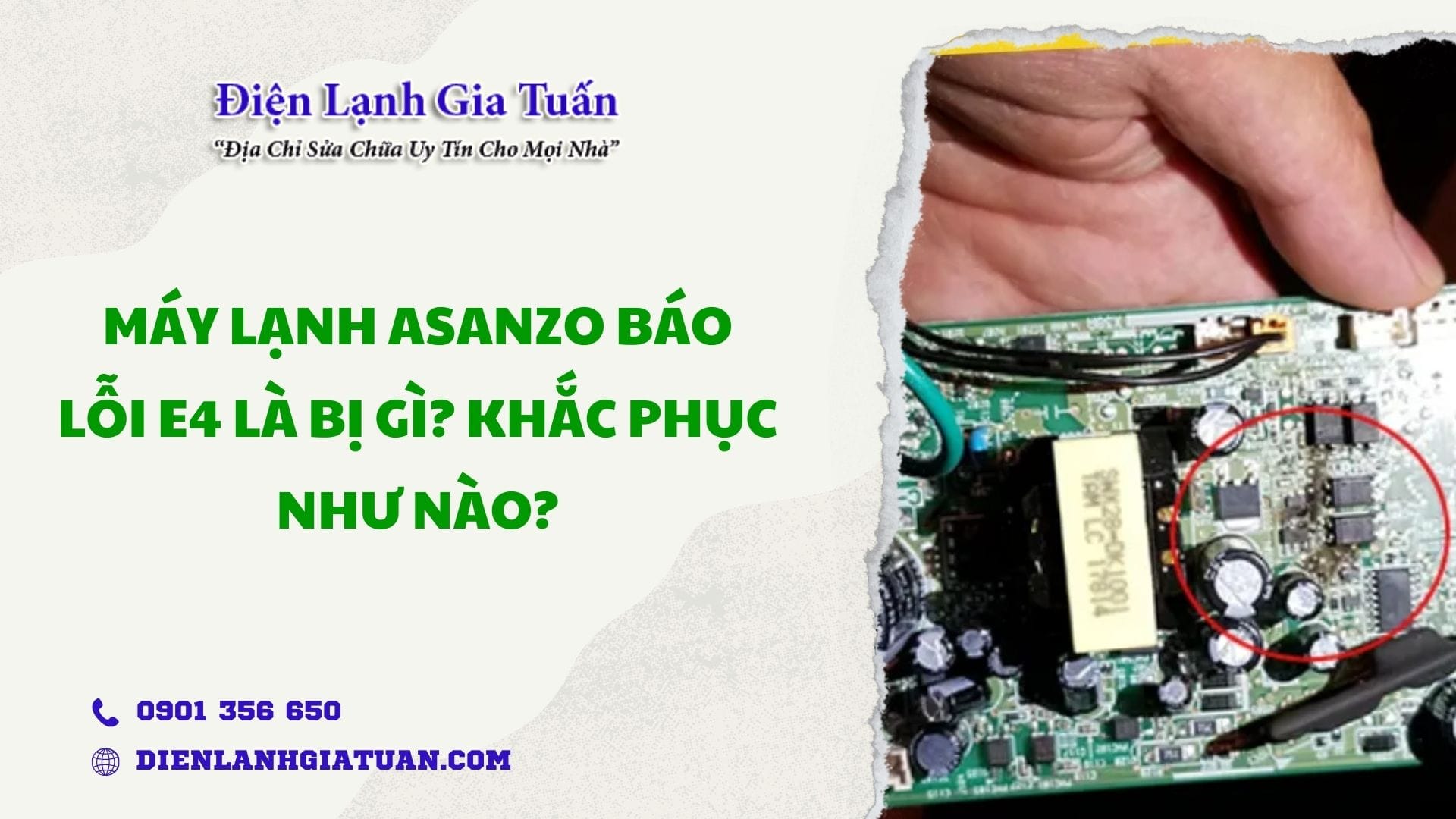 may lanh asanzo bao loi e4