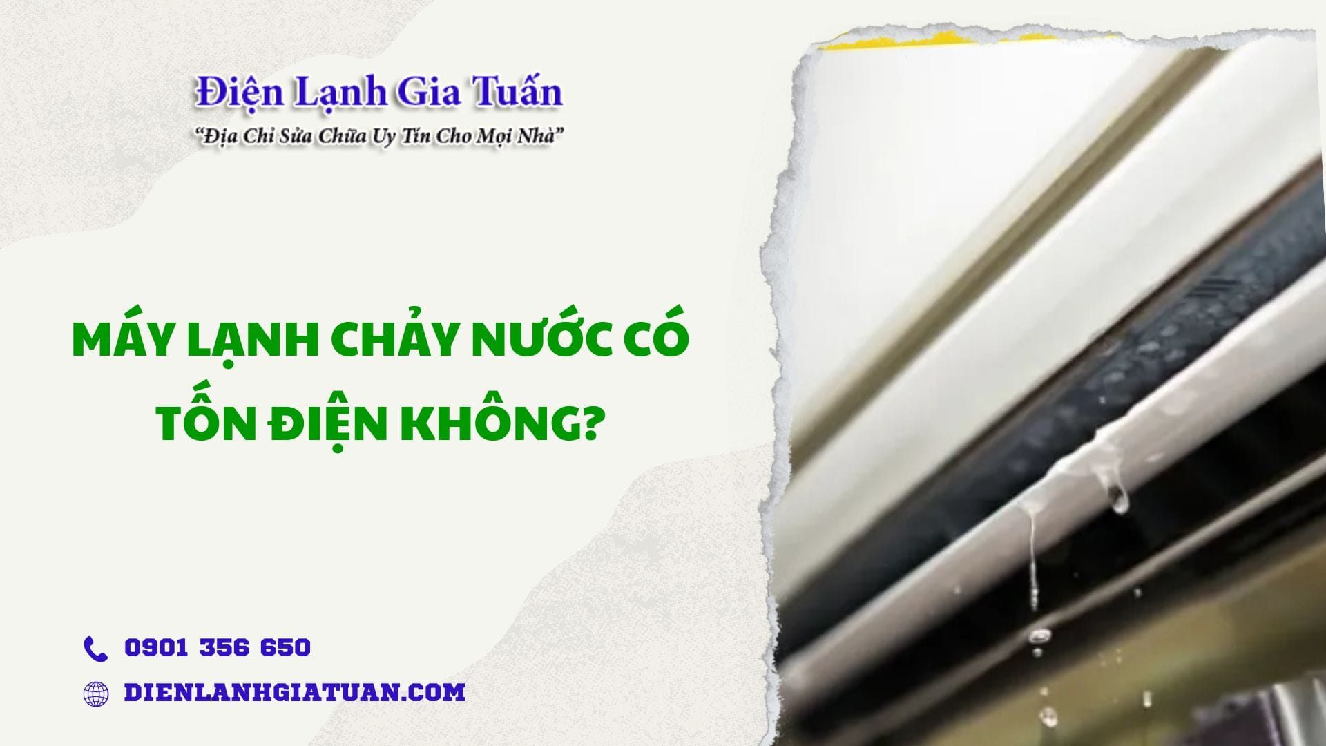 may lanh chay nuoc co ton dien khong