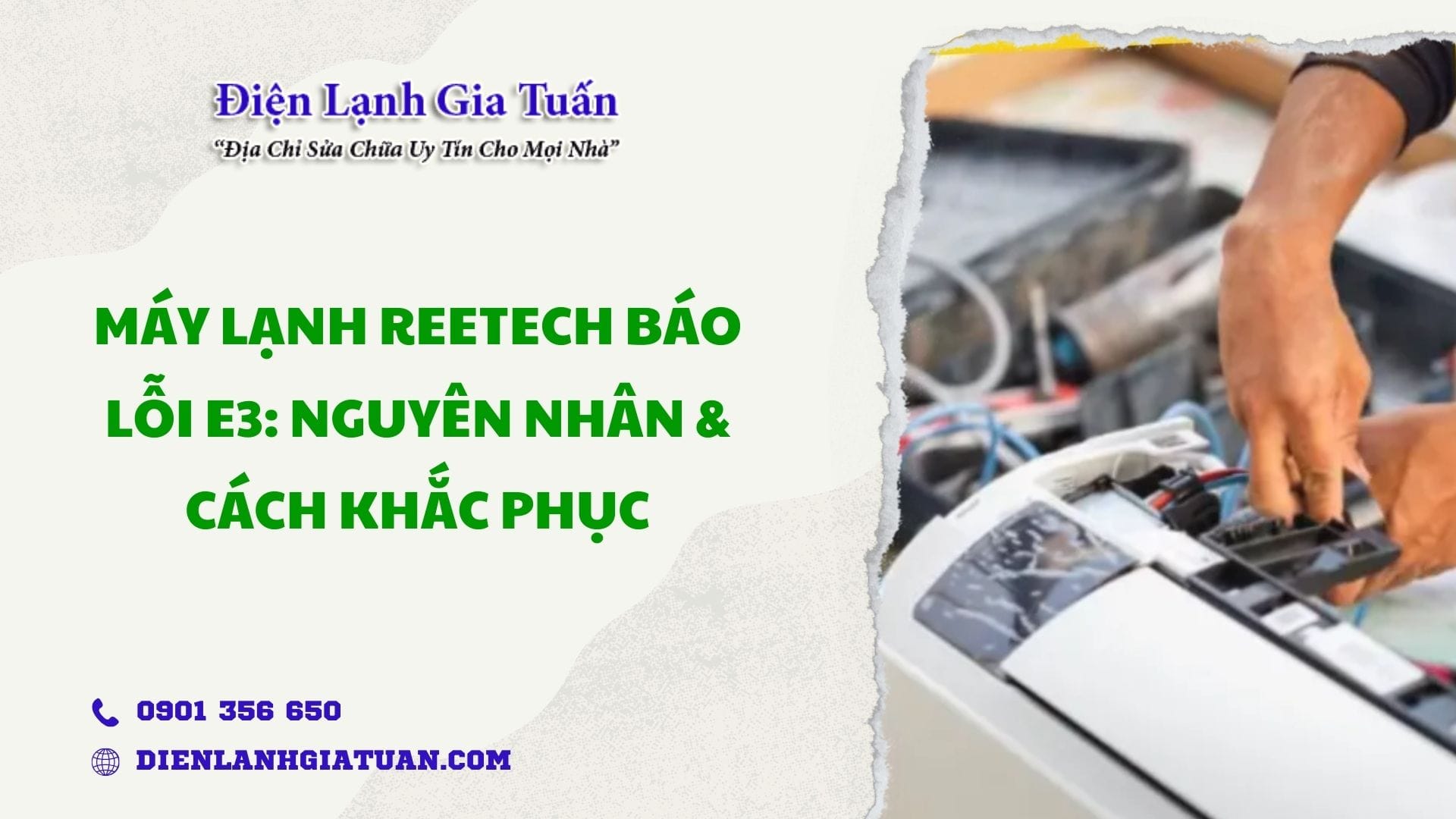 may lanh reetech bao loi e3