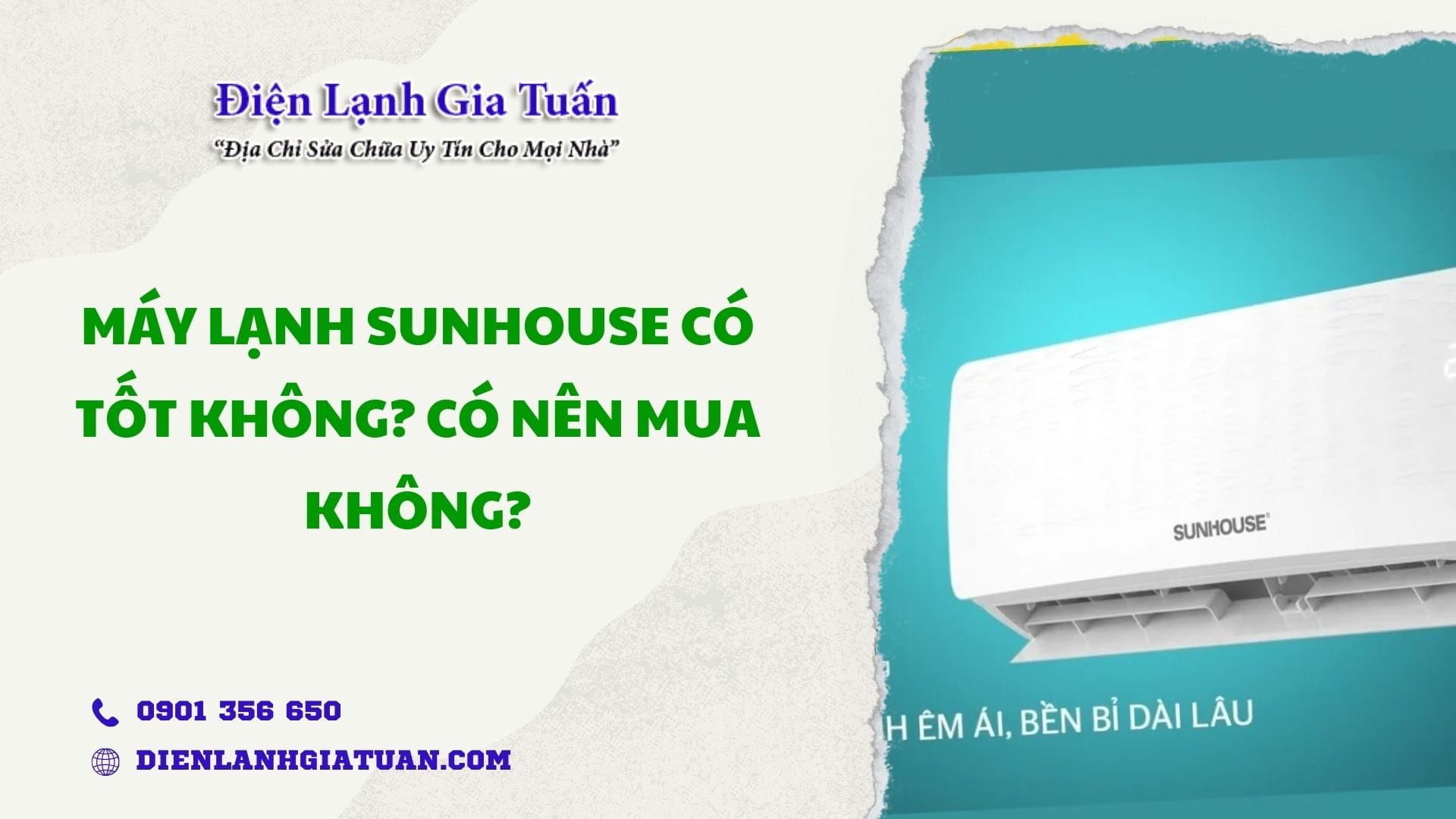 may lanh sunhouse co tot khong