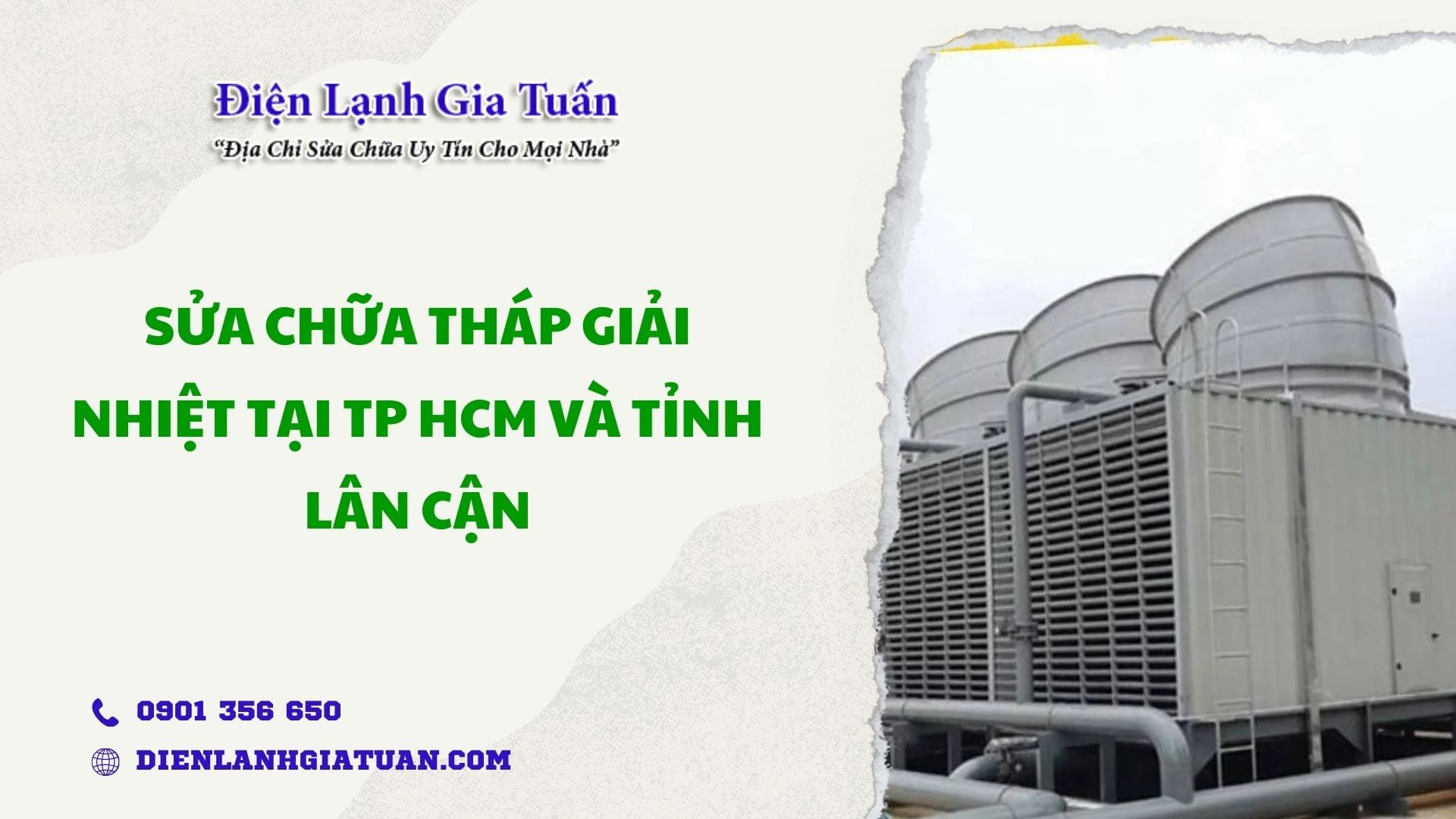sua chua thap giai nhiet