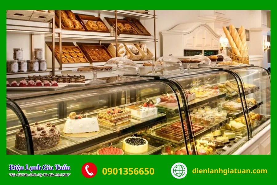 Dịch vụ sửa tủ trưng bày bánh kem tại TP.HCM & Các tỉnh lân cận 8 sua tu trung bay banh kem 2