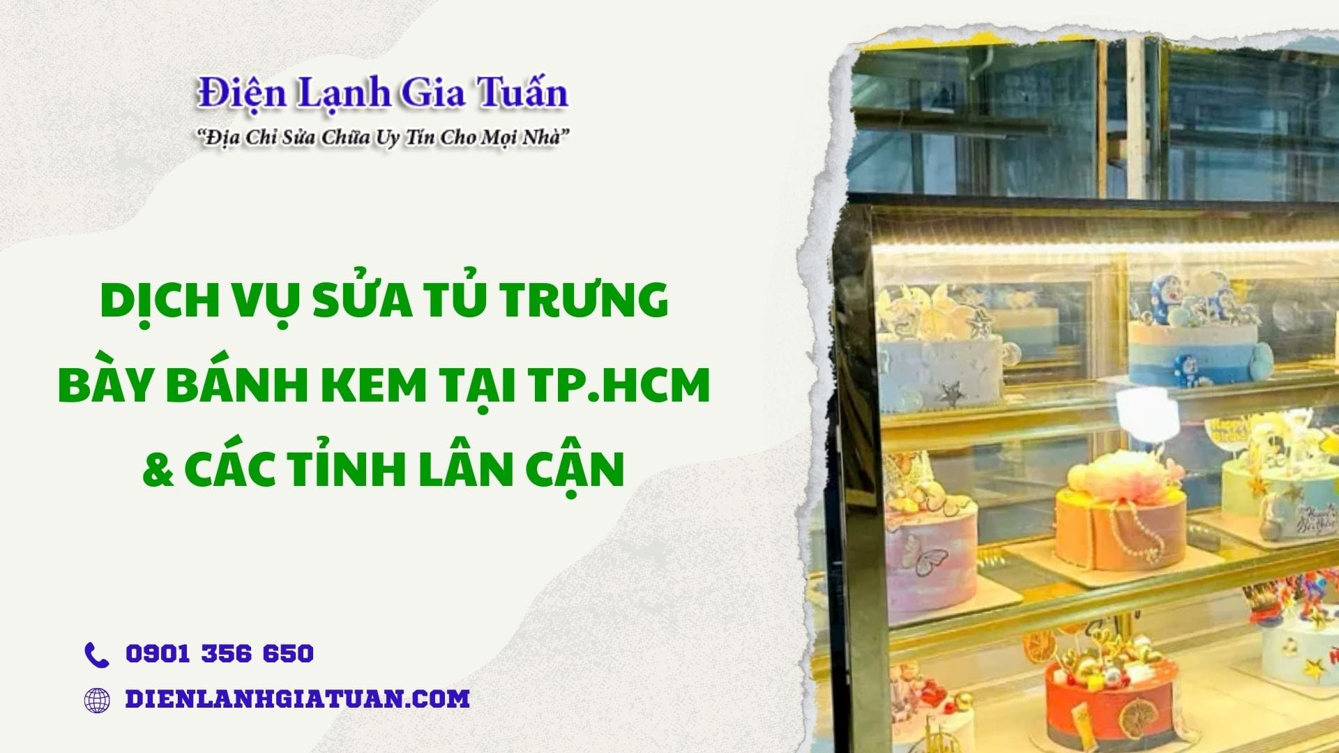 sua tu trung bay banh kem