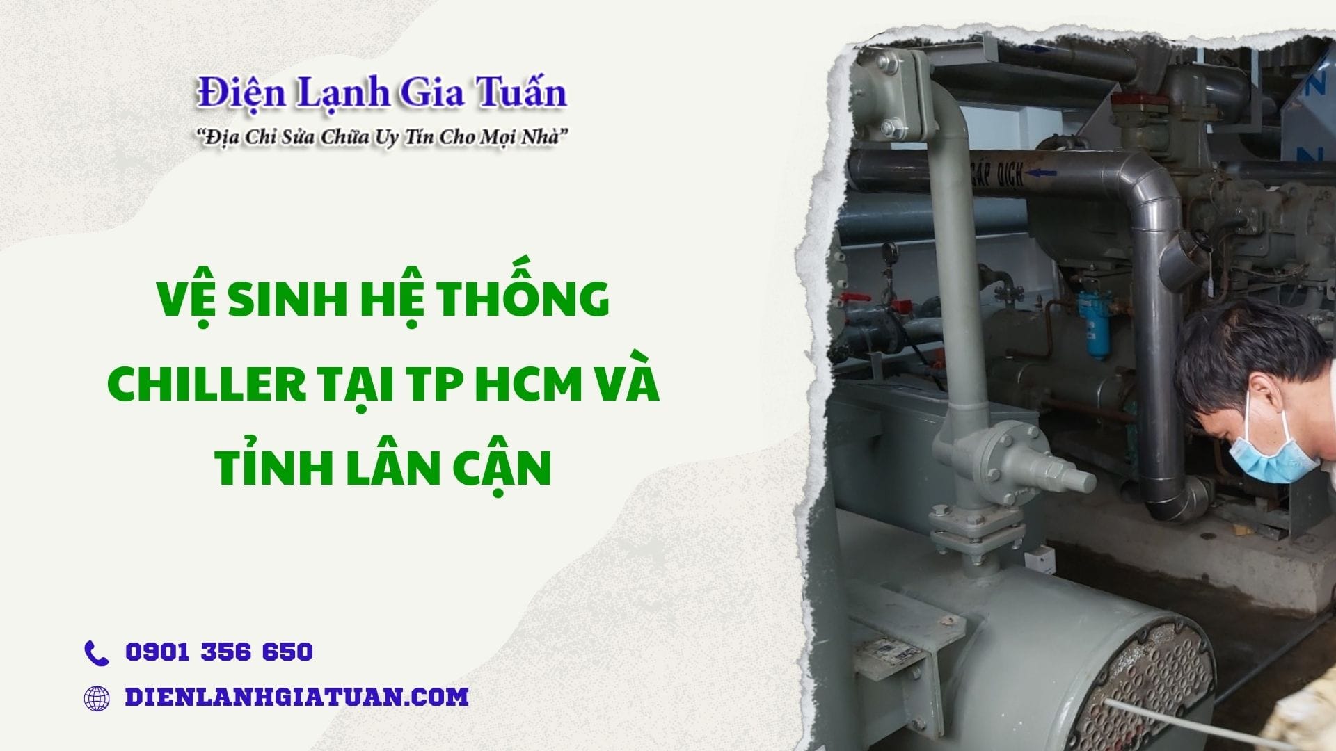 ve sinh he thong chiller