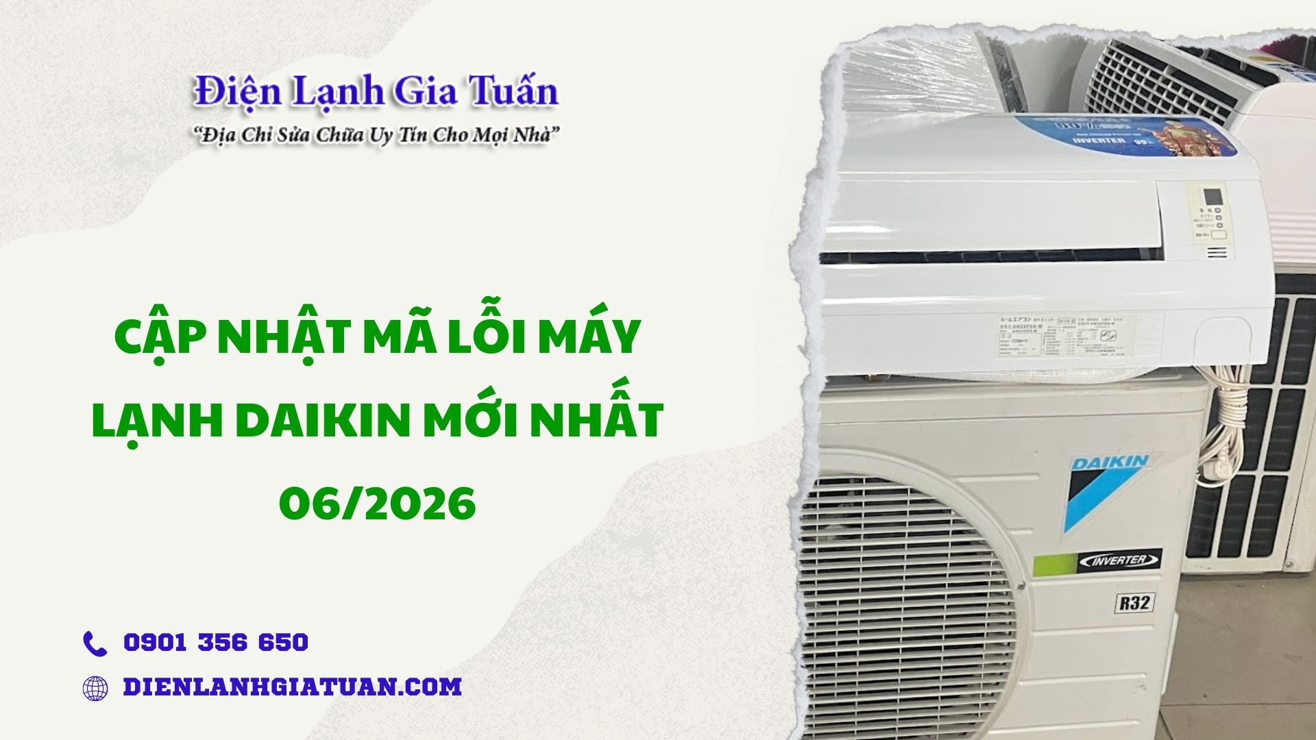 Cap nhat ma loi may lanh Daikin moi nhat 062026